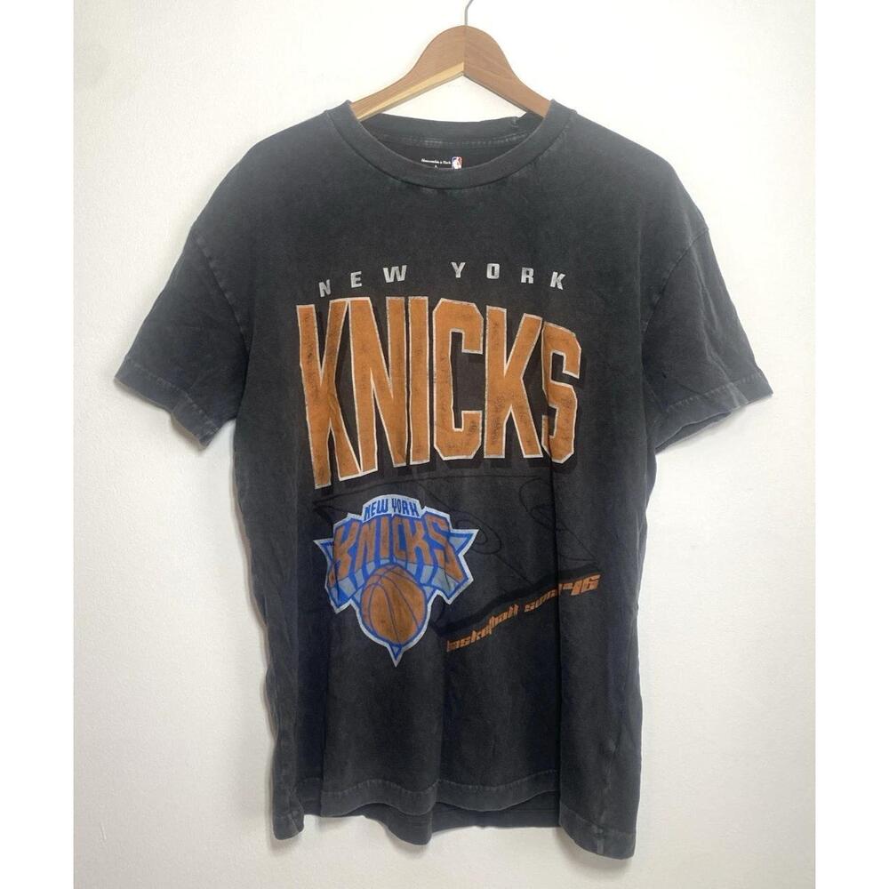 Mens Abercrombie Fitch X New York Knicks T Shirt Relaxed Fade Sz L